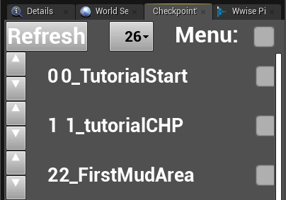 Image of Checkpoint GUI